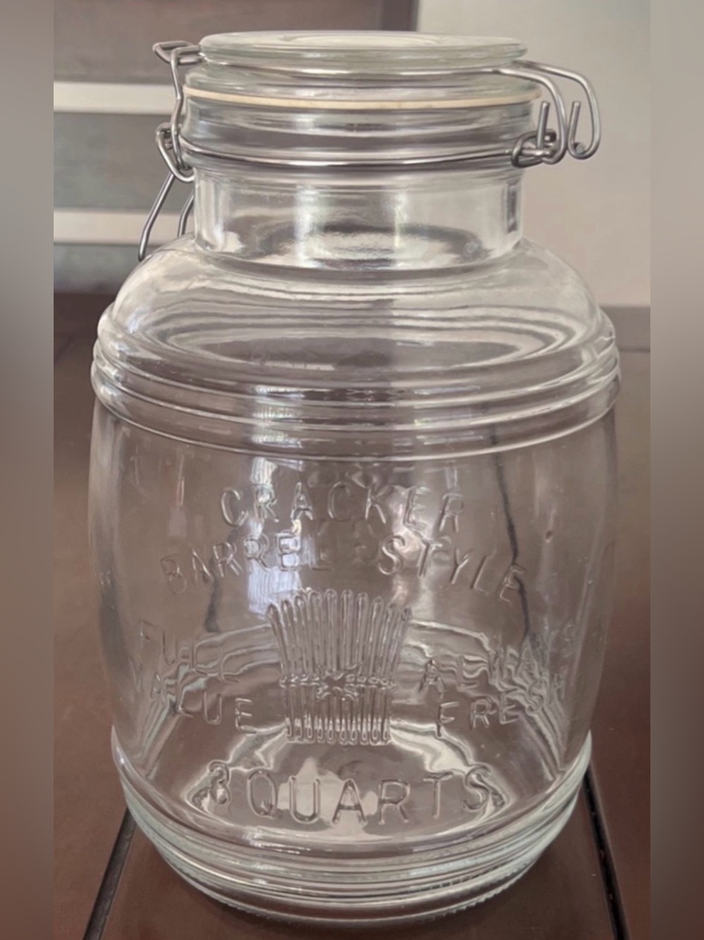 🫙Vintage Glass Pantry Canister Jars — 3 QT & 4 QT🫙 - Picture 4 of 12